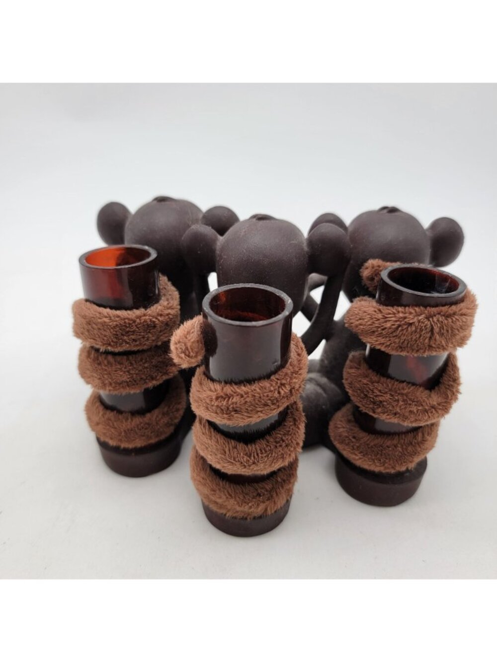 Three Wise Monkeys Candle Holder "See No Evil" Decor - Picture 3 of 8